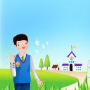 商务.静态卡通ppt小学教育教学综合性通用矢量卡通ppt模板——图文