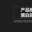 商务.项目策划黑白简约产品介绍——图文