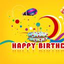 商务.生日祝福缤纷绚丽生日主题PPT模板——图文