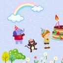 商务.生日祝福动态卡通庆祝生日PPT模板——图文