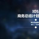 年终日常工作总结ios风格商务总结计划述职报告——图文]