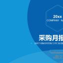 商务工作总结精品采购月报——图文