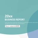 扁平风格简约扁平化淡雅蓝商务工作汇报ppt模板