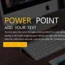 扁平风格简约扁平潮流黑黄色商务总结ppt模板