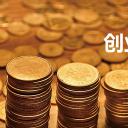 商务.创业融资ppt44471金色钱币背景 创业融资PPT模版