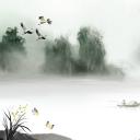 详情描述用 中国风更新版模板.015 中国风水墨中国画PPT模板