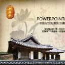 详情描述用 中国风更新版模板.053 中国风国画荷花梅花竹子模板