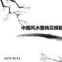 详情描述用 中国风更新版模板.070 中国风水墨桃花模板