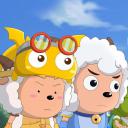 卡通儿童.静态.103.喜羊羊与灰太狼儿童经济学ppt模板