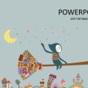 卡通儿童.静态.62.骑着扫帚