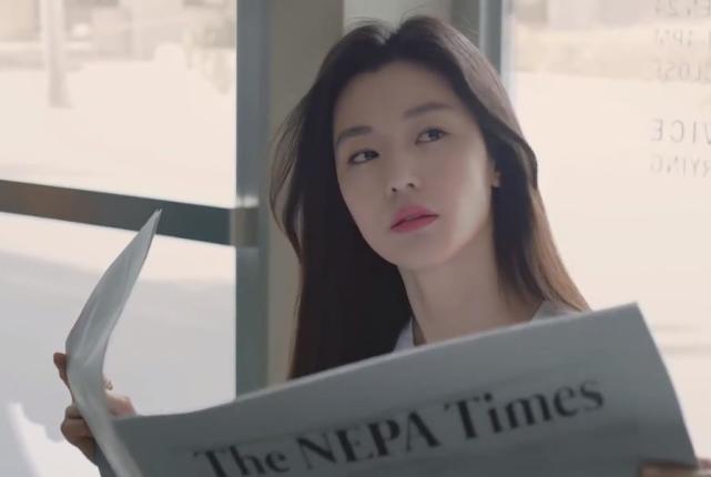 描述下心中美人的模样的图片-看了全智贤的洗衣机广告，美人真美