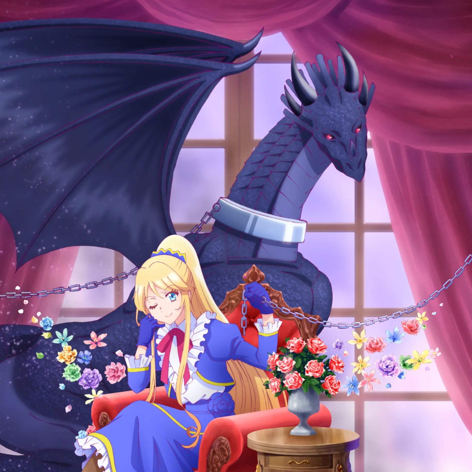 作为恶役大小姐就该养魔王的海报-正式海报