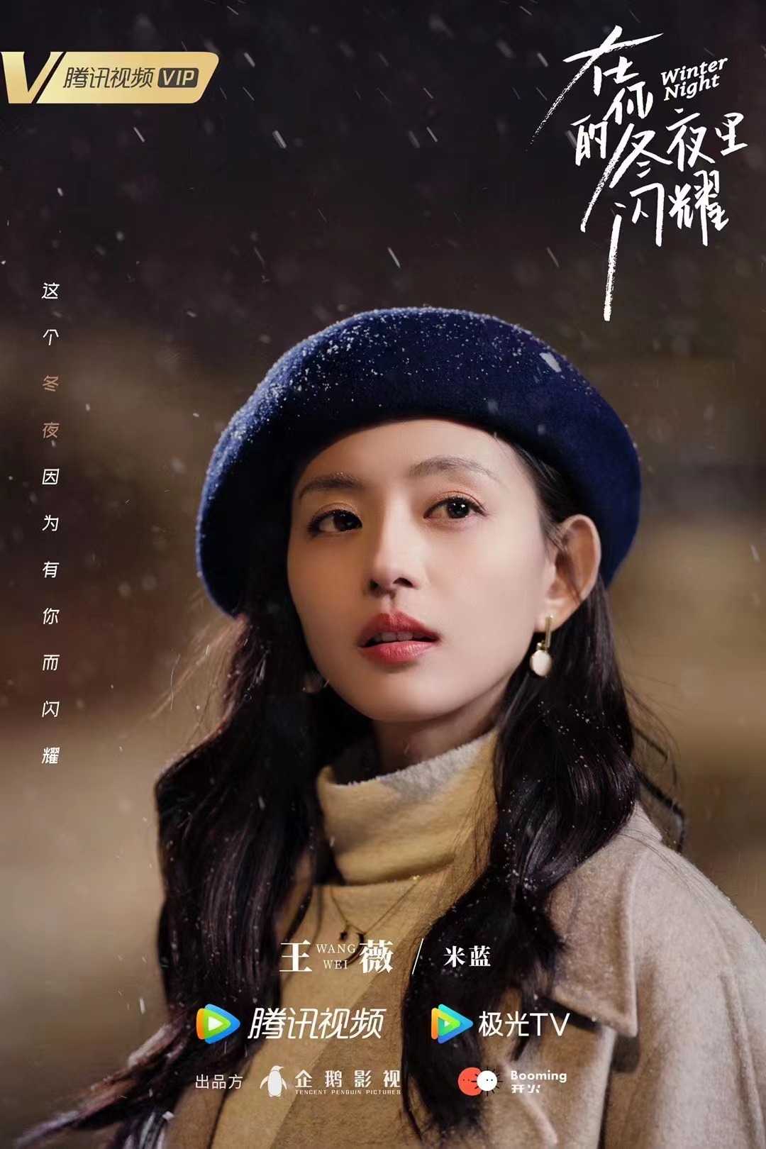 在你的冬夜里闪耀的海报-角色海报