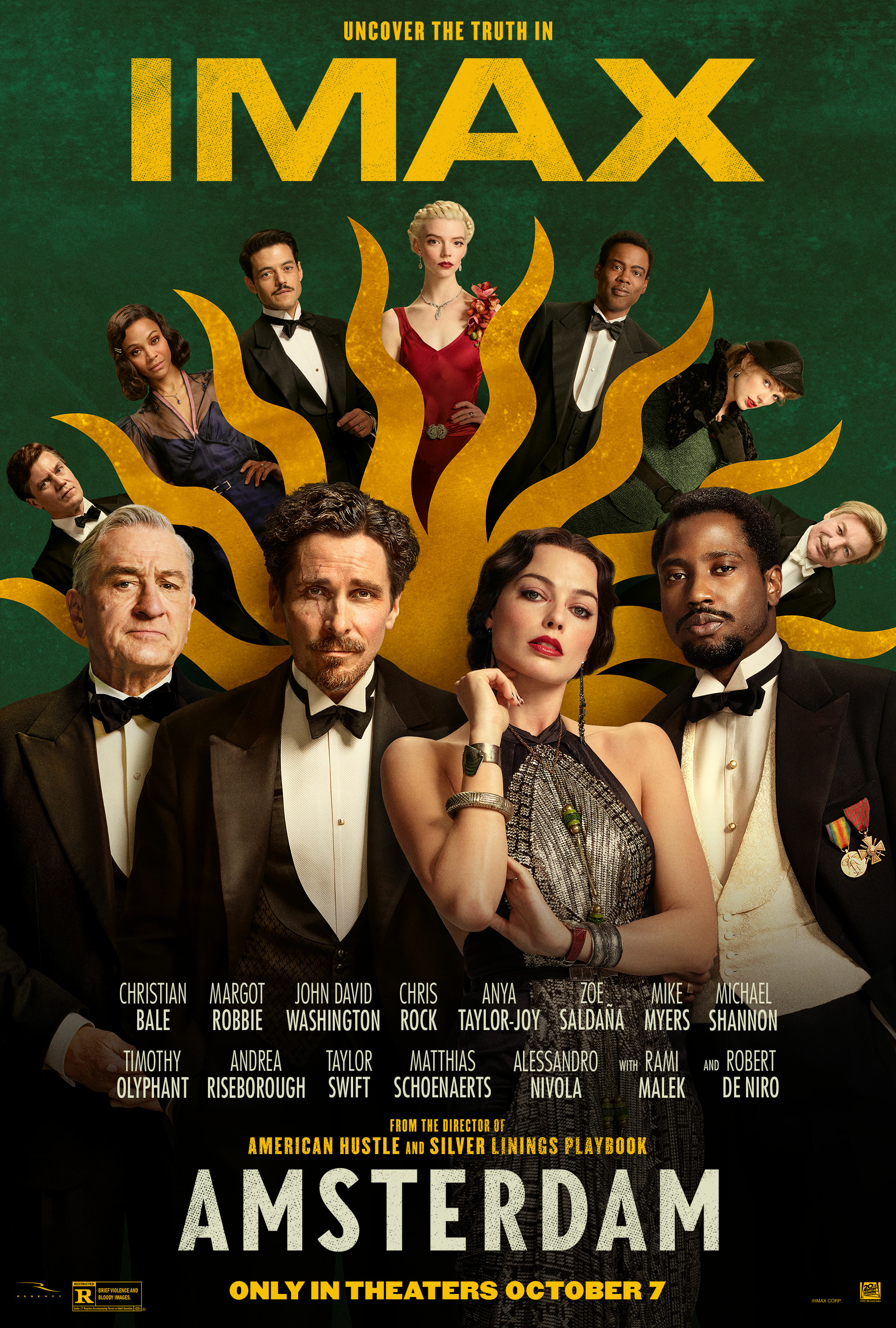 阿姆斯特丹的海报-正式海报 美国