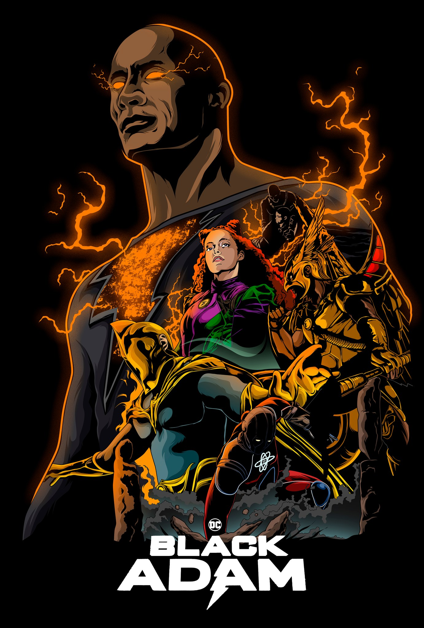 黑亚当的海报-正式海报 美国