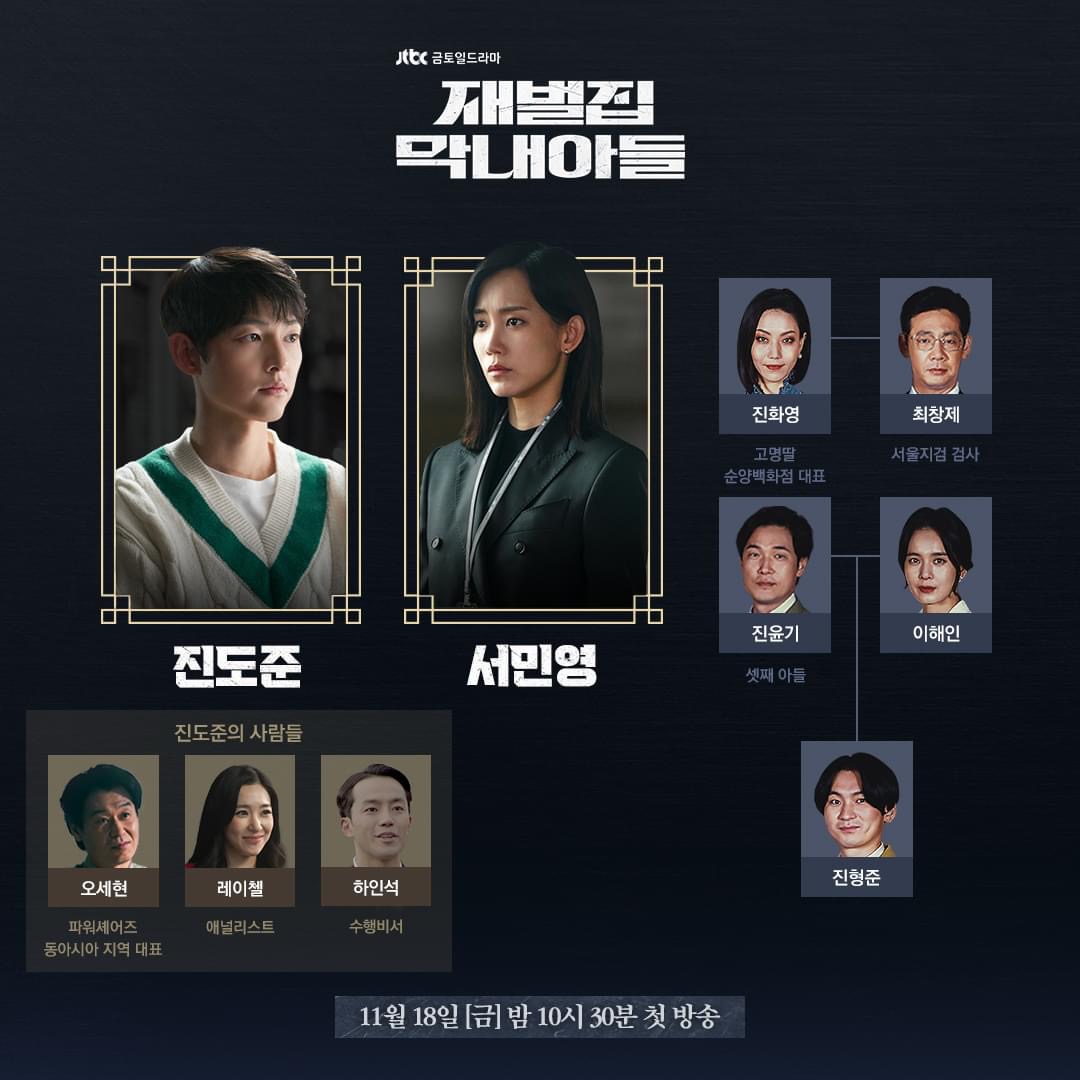 财阀家的小儿子的海报-角色海报 韩国