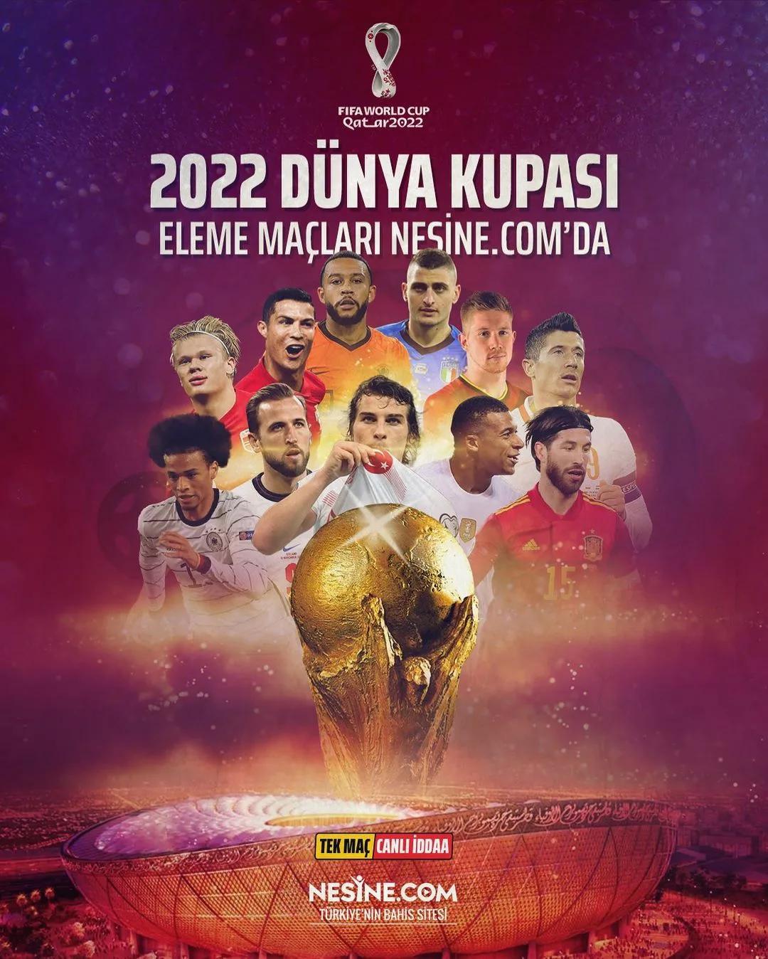 2022年卡塔尔世界杯的海报-正式海报