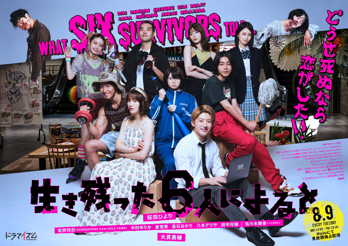 据幸存的六人所述的海报-正式海报 日本