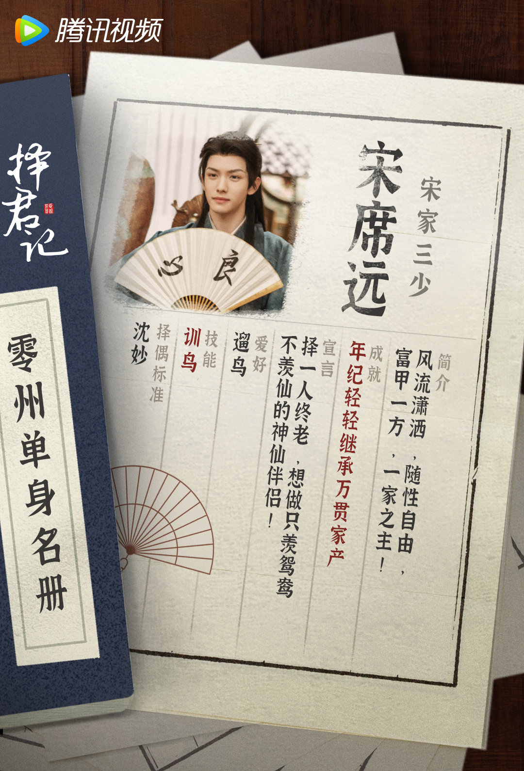 择君记的海报-角色海报