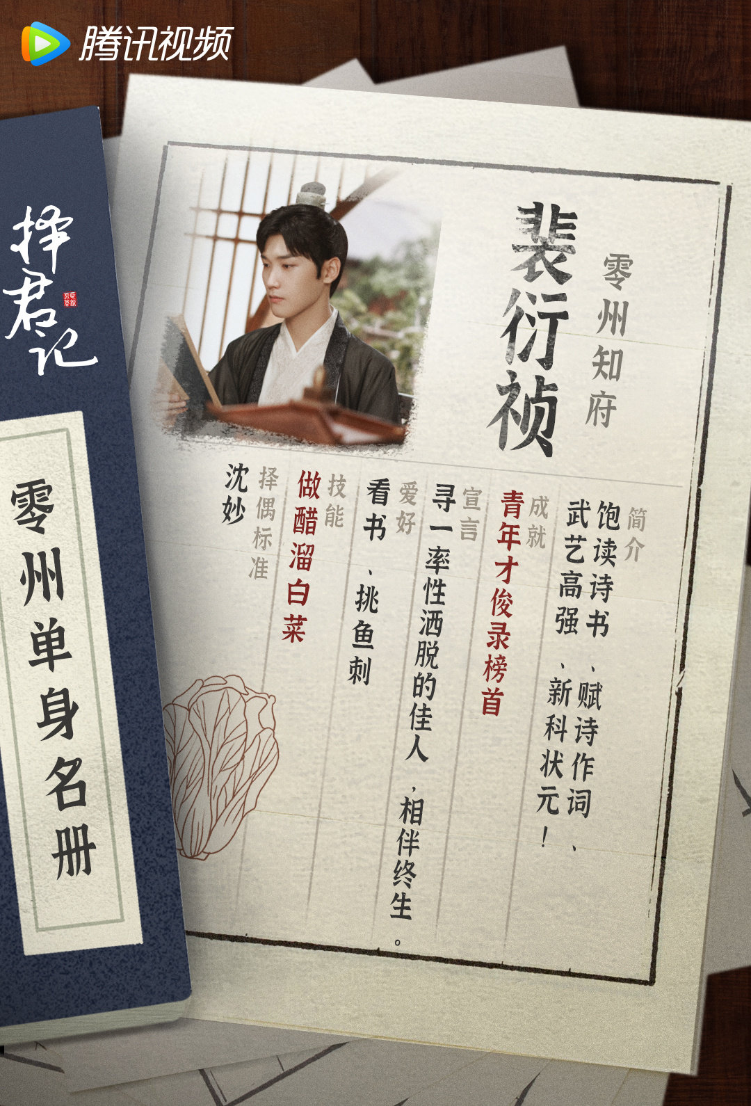 择君记的海报-角色海报