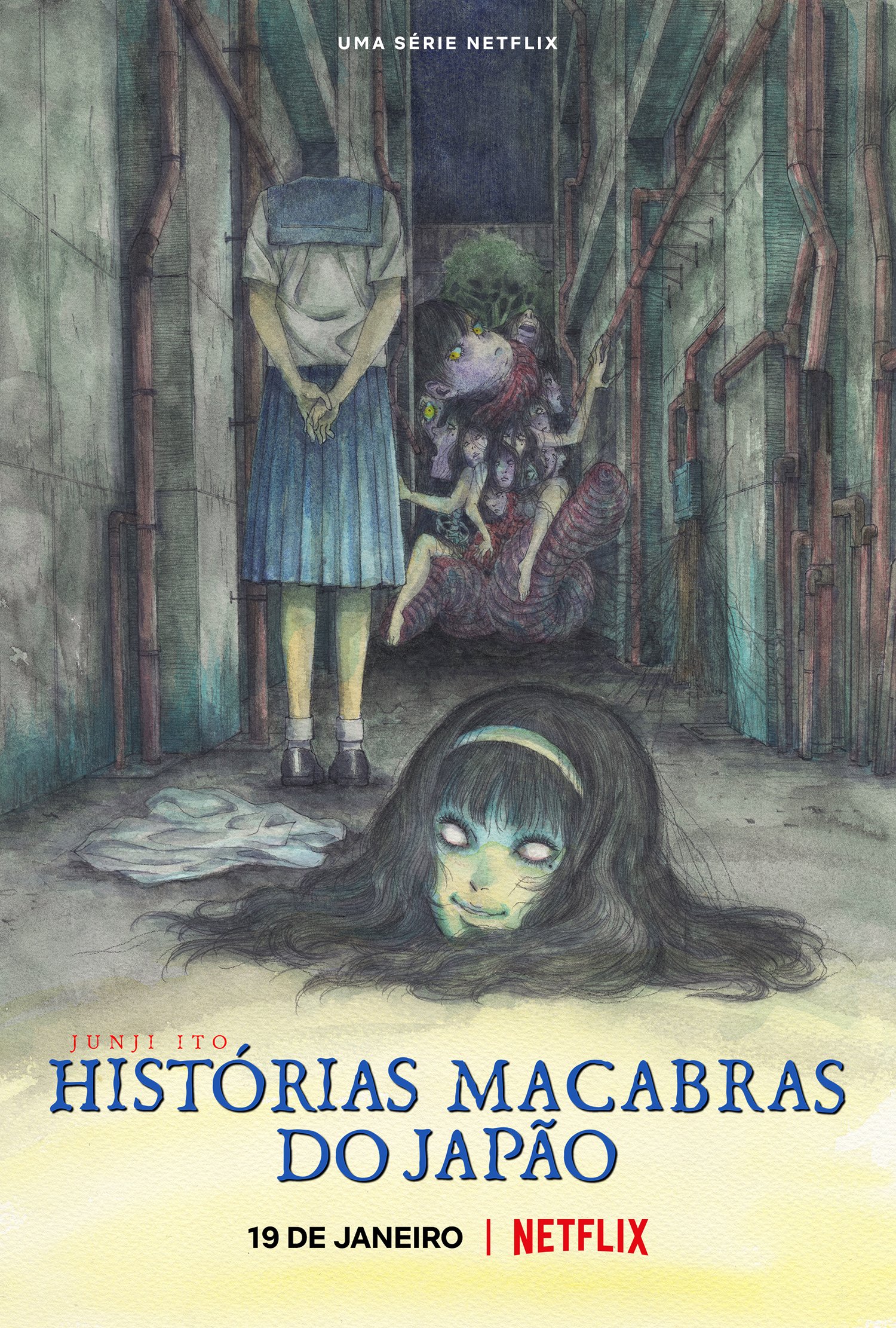 伊藤润二狂热：日本恐怖故事的海报-正式海报