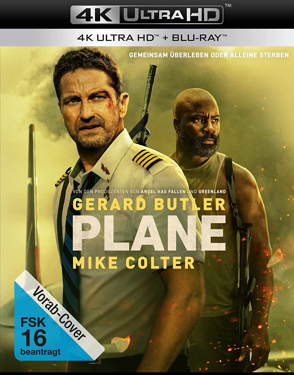 飞机陷落的海报-正式海报