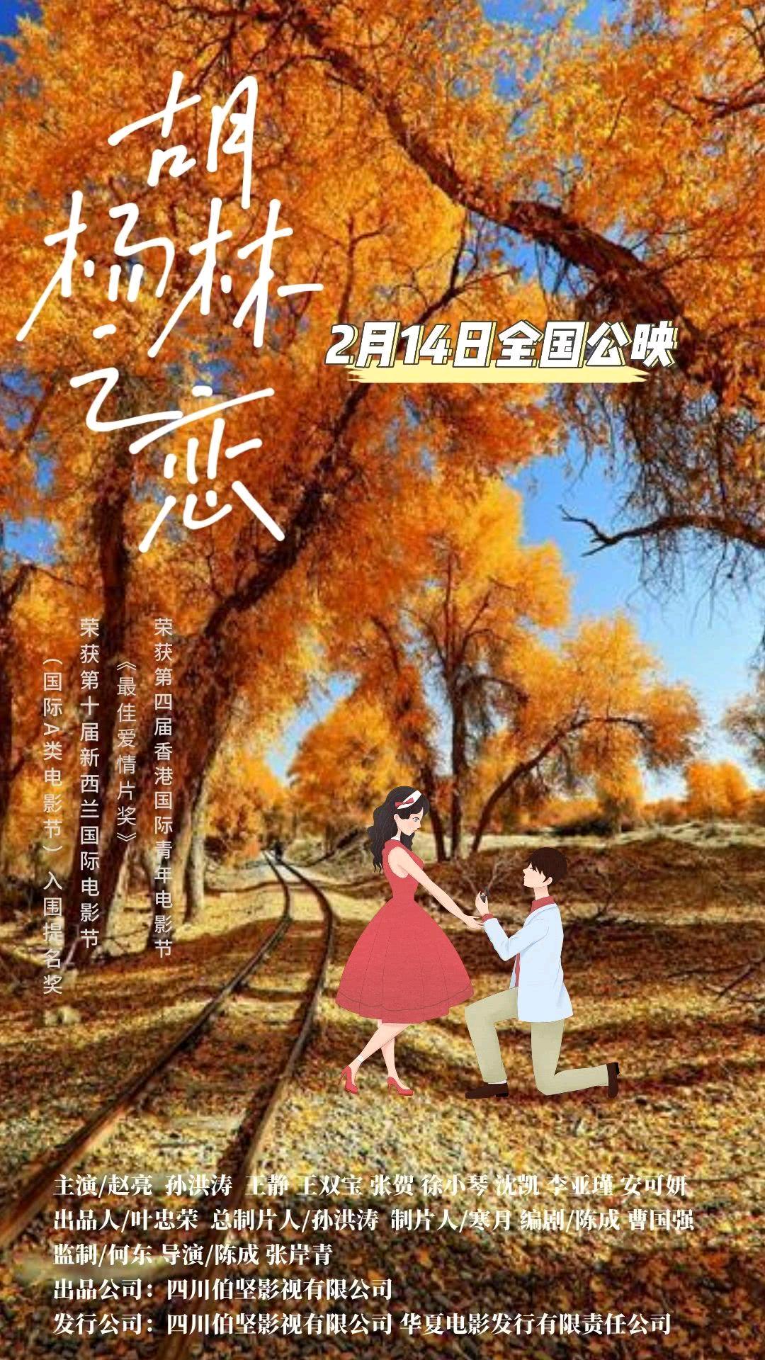 胡杨林之恋的海报-正式海报