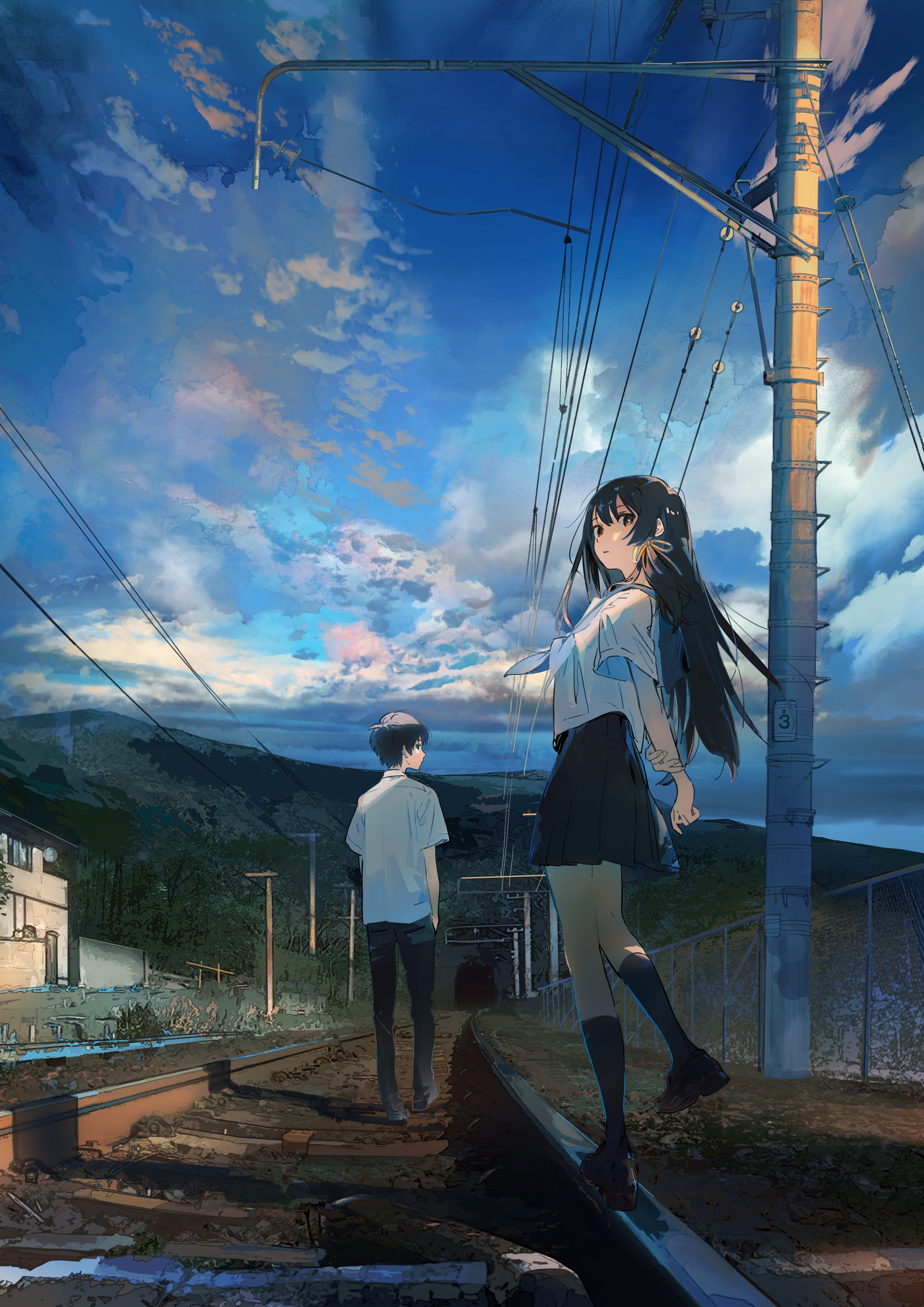 通往夏天的隧道，离别的出口的海报-正式海报