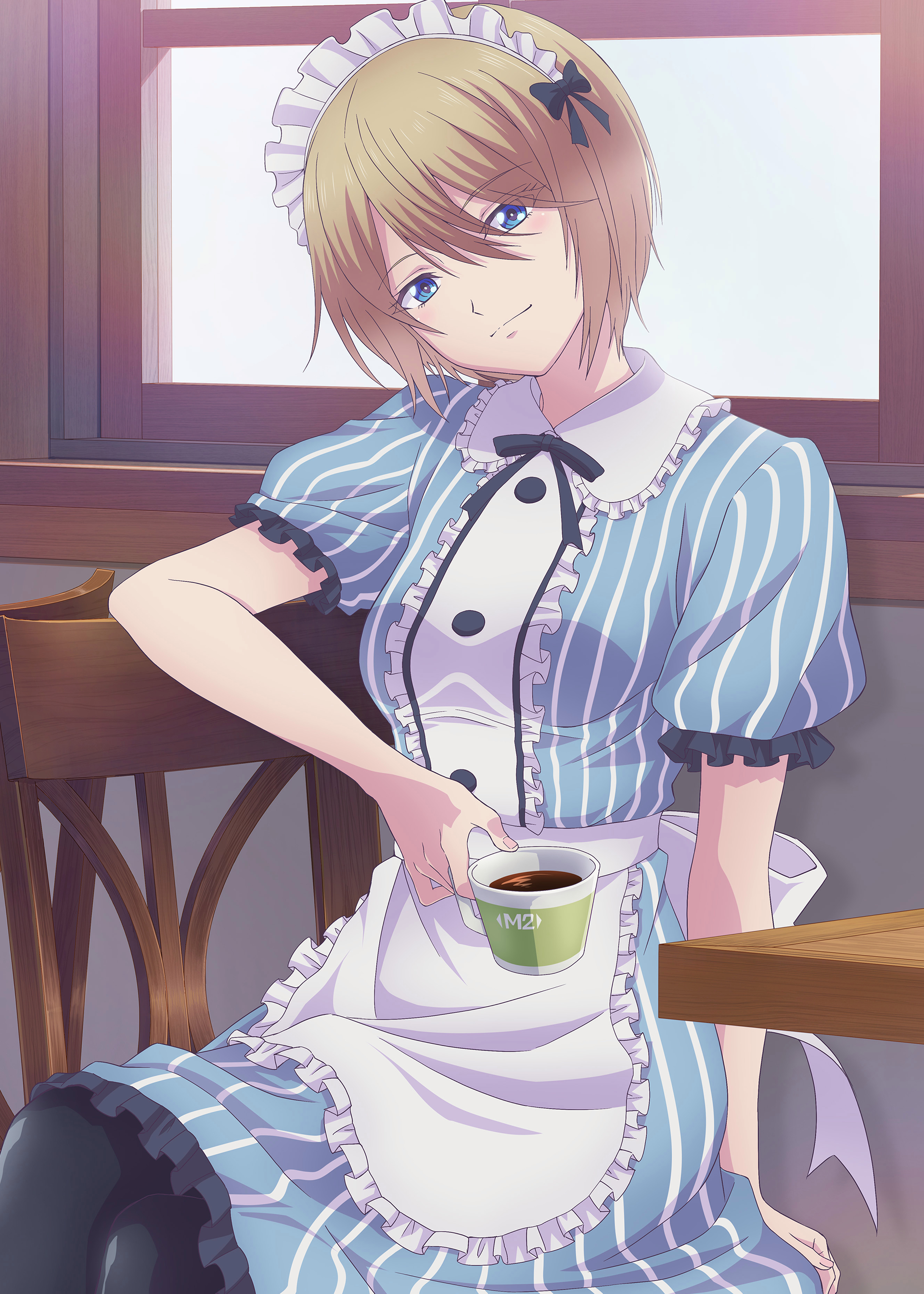 女仆的露天咖啡厅的海报-角色海报