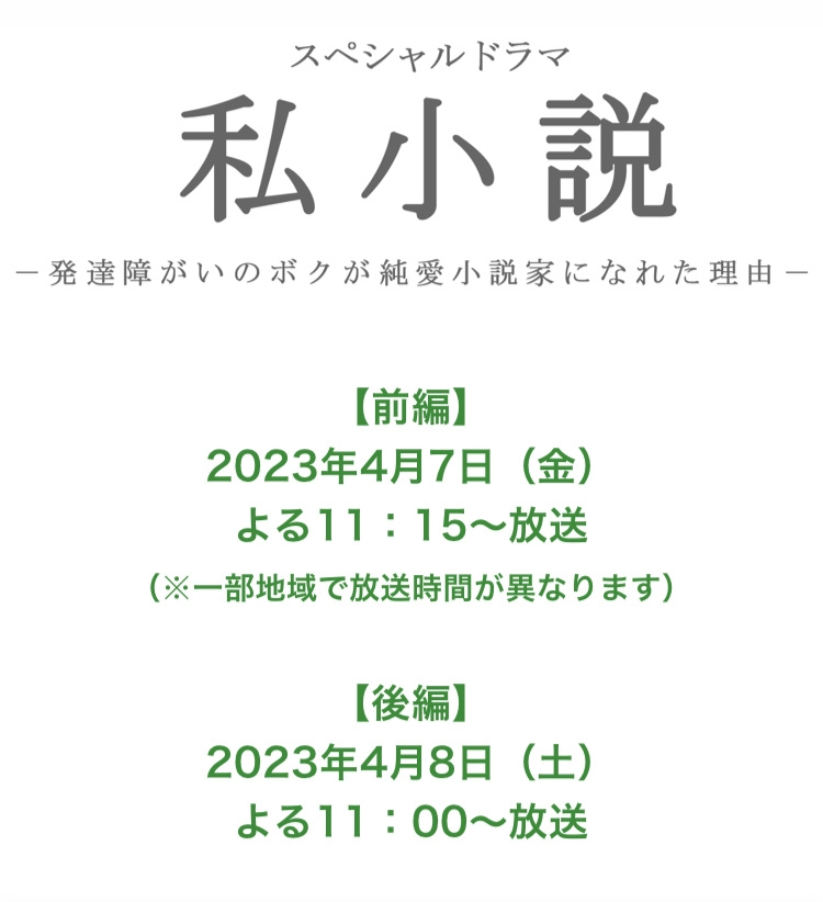 私小说-发育障碍的我成为纯爱小说家的理由-的海报-正式海报