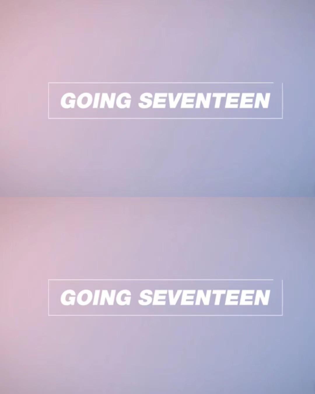 Going Seventeen 2018的海报-正式海报