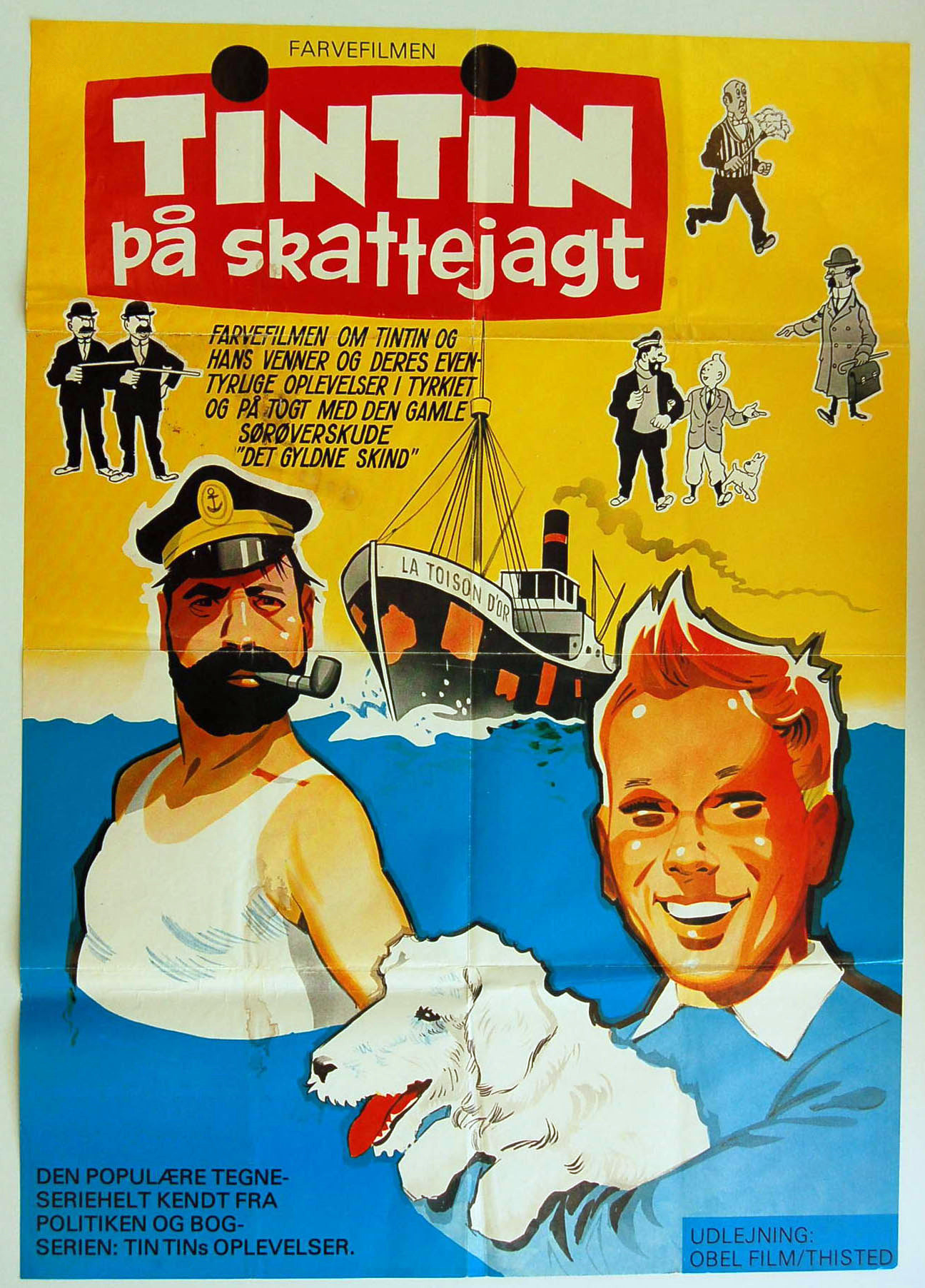 丁丁历险记：金毛号宝藏之迷的海报-正式海报