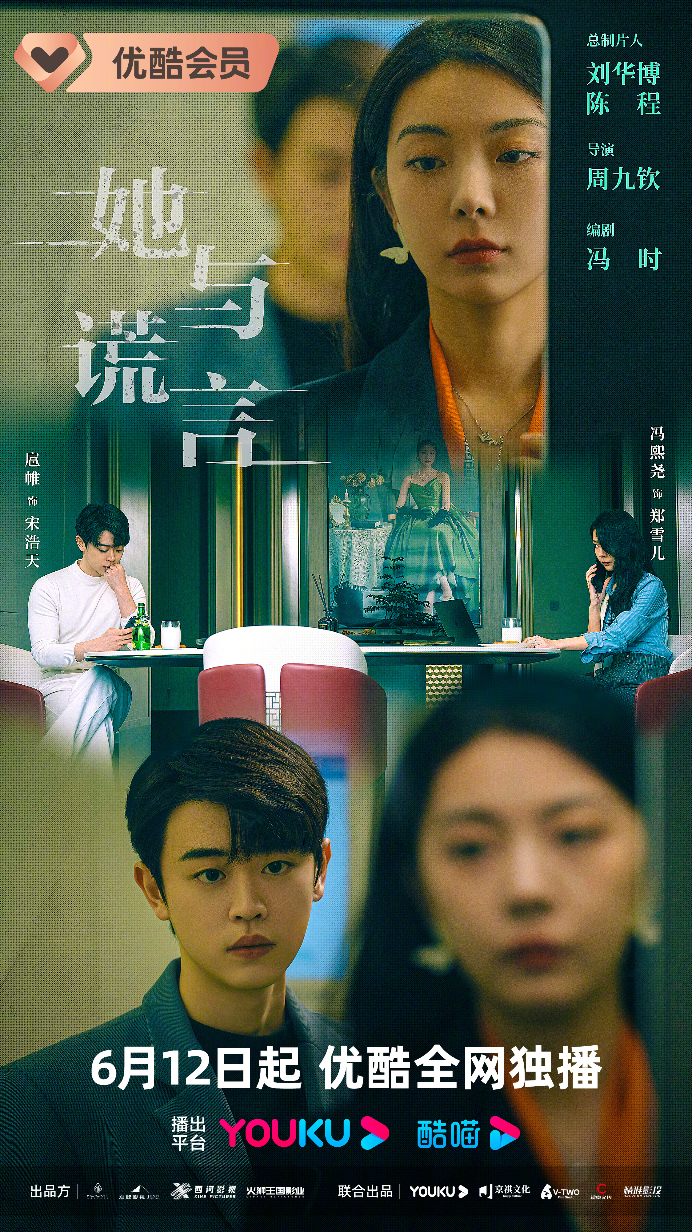 她与谎言的海报-正式海报