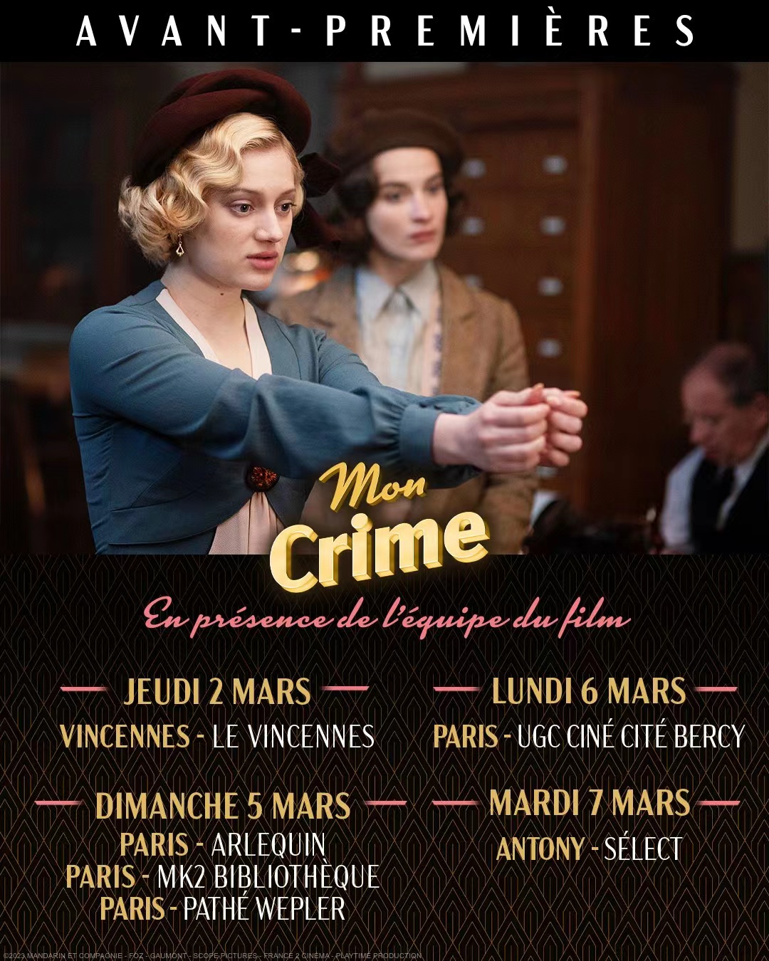 我的罪行的海报-预告海报 法国