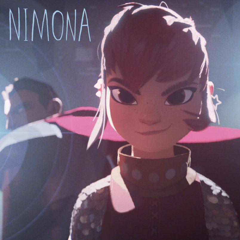 怪物少女妮莫娜的海报-正式海报