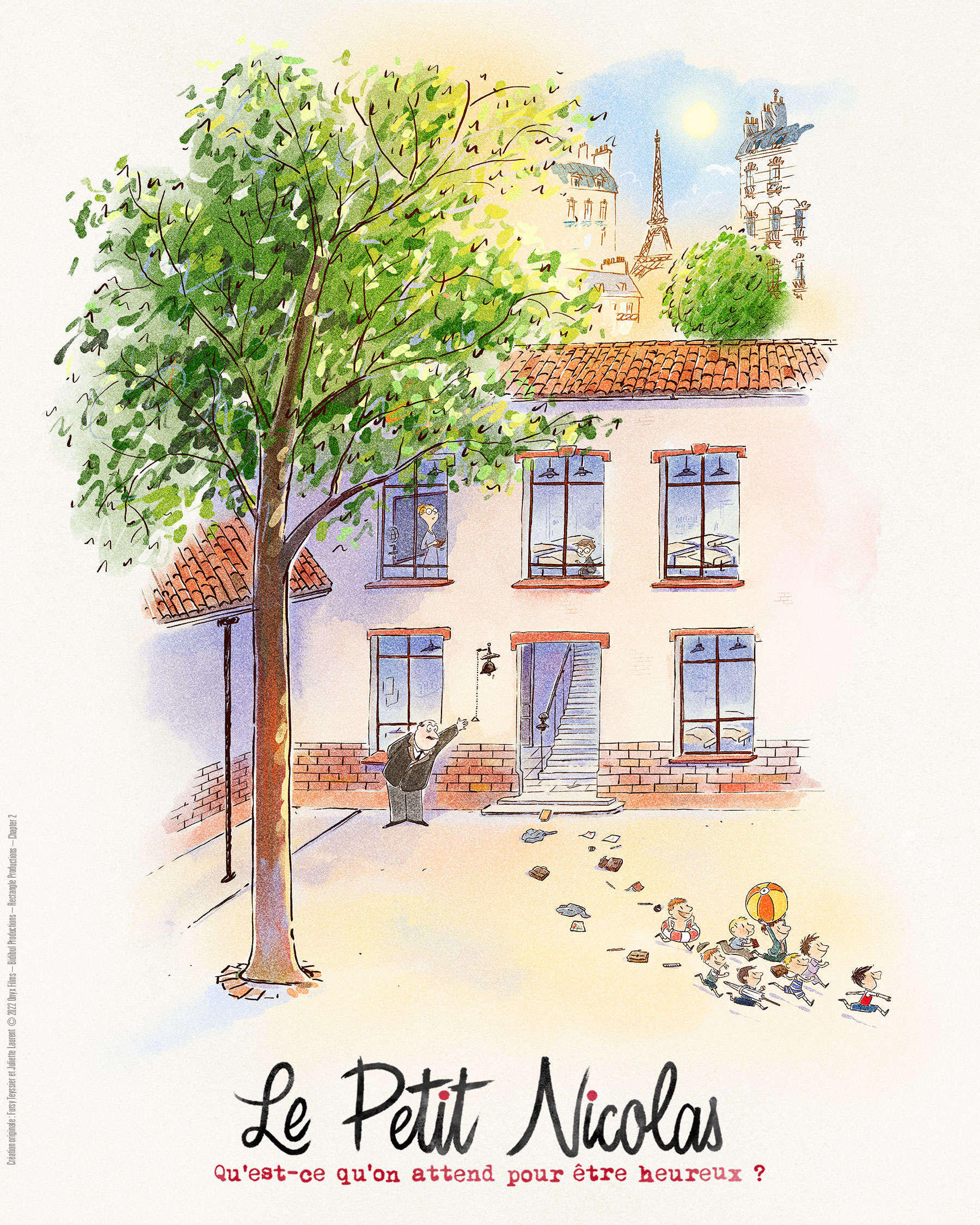 小淘气尼古拉 ：我们还在等什么才能快乐？的海报-预告海报 法国