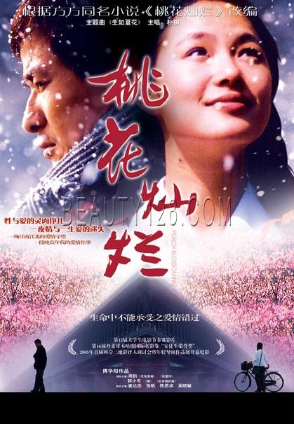 桃花灿烂的海报-正式海报