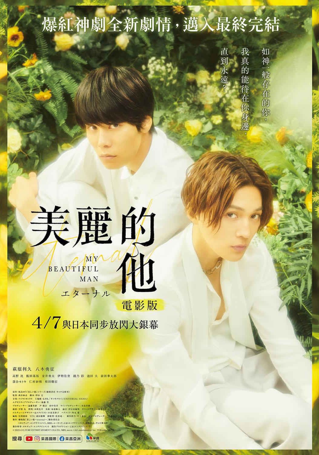美丽的他电影版的海报-正式海报 中国台湾