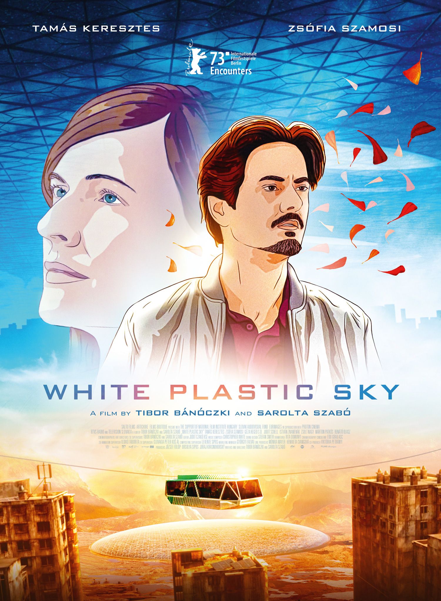 白色塑料天空的海报-正式海报 国际版