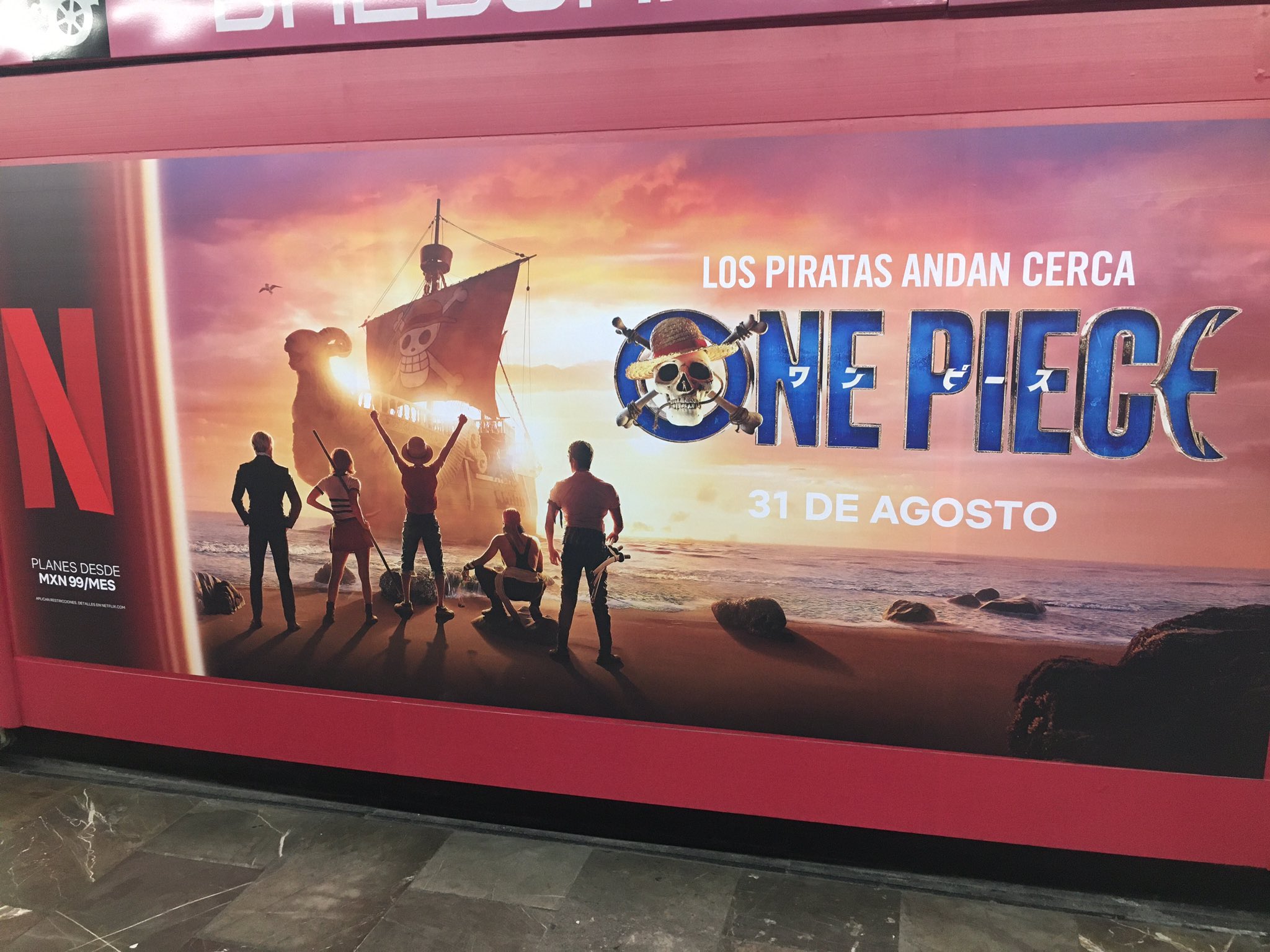 海贼王 真人版的海报-正式海报 墨西哥