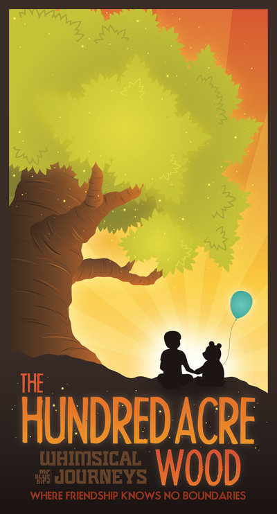 小熊维尼与跳跳虎百亩森林惊魂记的海报-其他海报