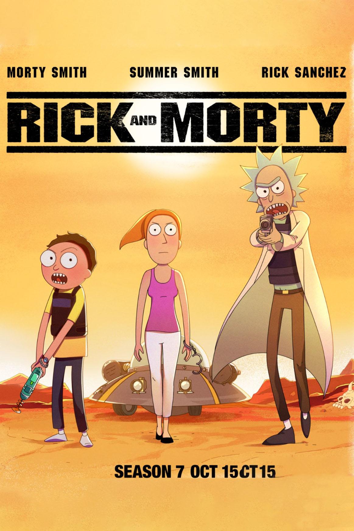 瑞克和莫蒂 第七季的海报-正式海报
