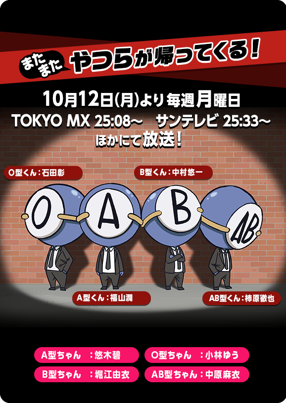 血型君3的海报-预告海报 日本