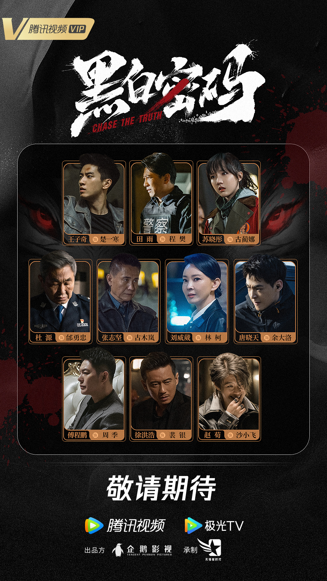 黑白密码的海报-预告海报 中国大陆