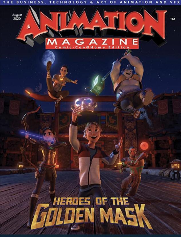 金色面具英雄的海报-正式海报