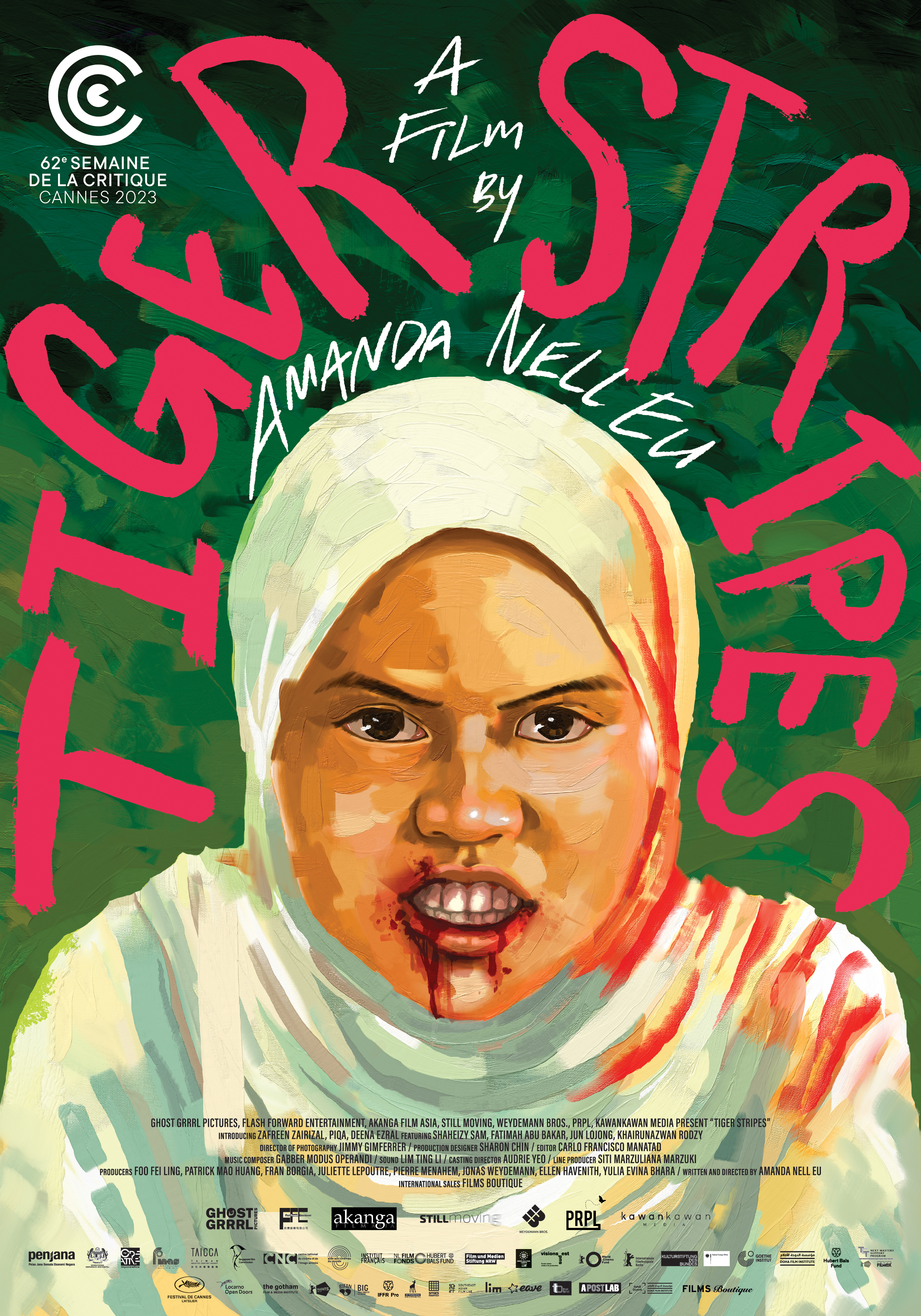 虎纹少女的海报-正式海报 国际版