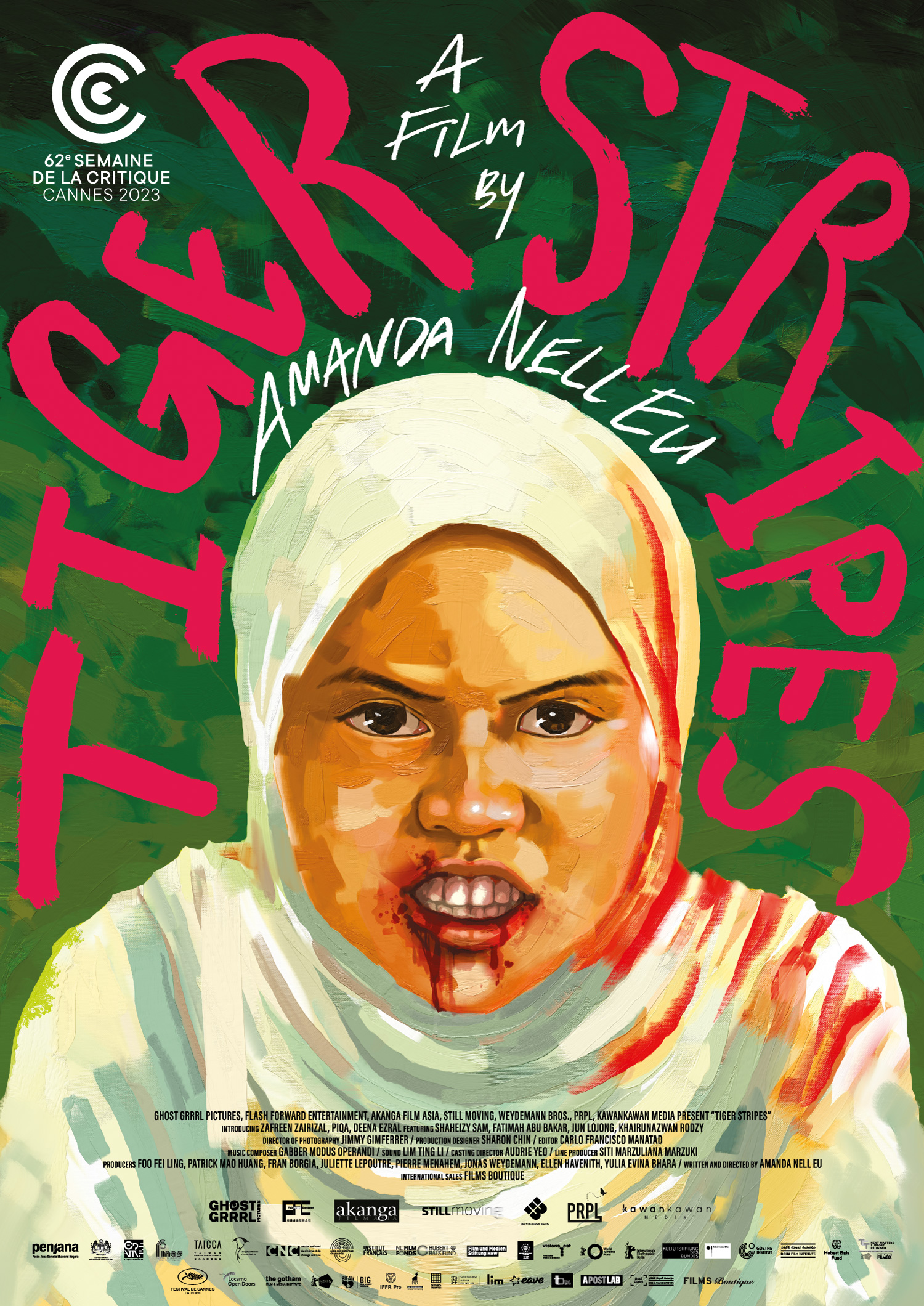 虎纹少女的海报-正式海报