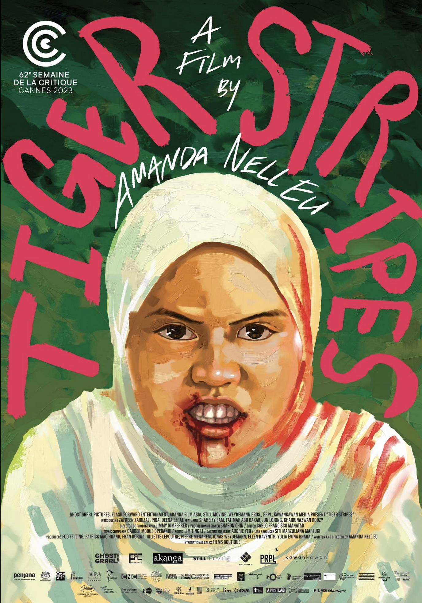 虎纹少女的海报-正式海报