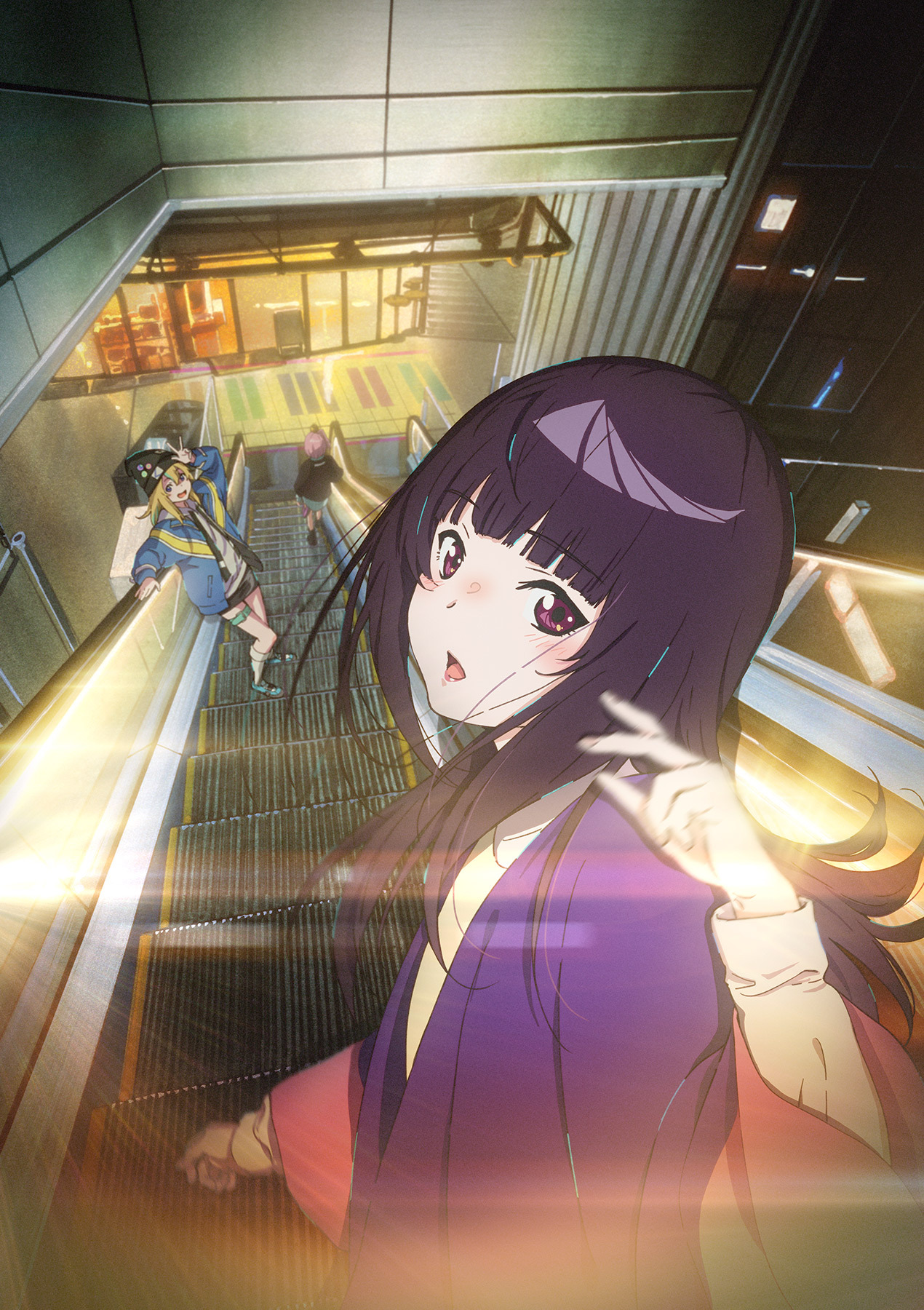 夜晚的水母不会游泳的海报-预告海报