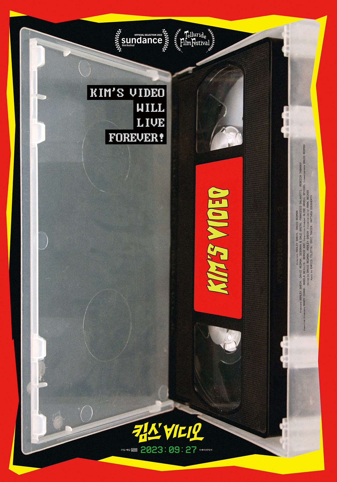 金的音像店的海报-正式海报 韩国